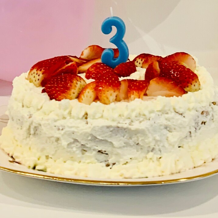 子供と作る ホットケーキミックスで苺のケーキ レシピ 作り方 By Mama Shark 楽天レシピ